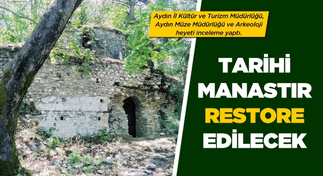 Tarihi Kurşunlu Manastırı Restore Edilecek