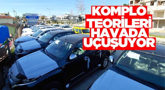 Belediye Otoparkındaki Plakasız Kamyonetlerin Sırrı Çözülemedi!