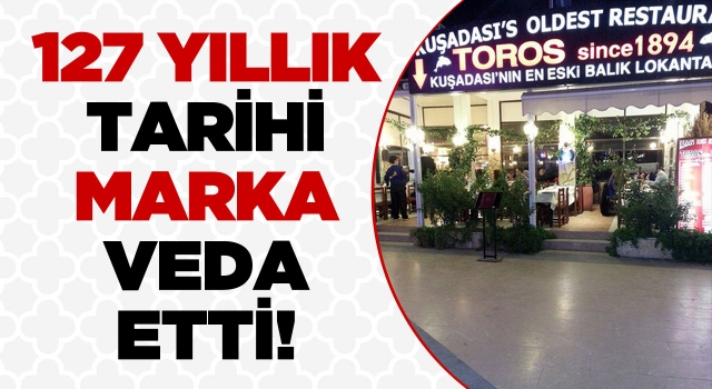 Kuşadası'nda Asırlık Tarihi Tabela İndi!