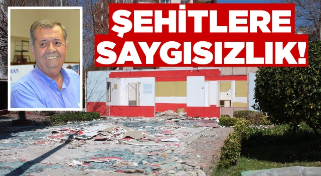 Kuşadası'nda Şehitlerin Kemiklerini Sızlatan Yıkım, Tepki Çekti!