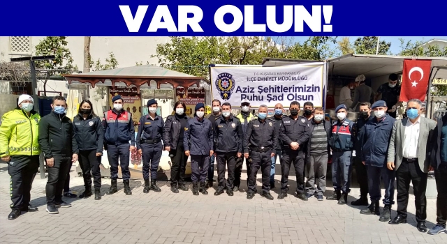 Kuşadası Polisi Şehitler Anısına Lokma Döktürdü