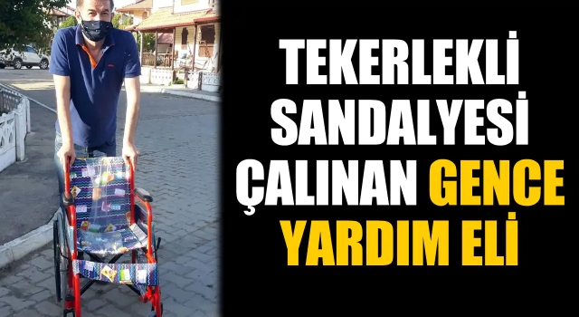 Vicdansızlar Engelli Gencin Tekerlekli Sandalyesini Çaldılar!