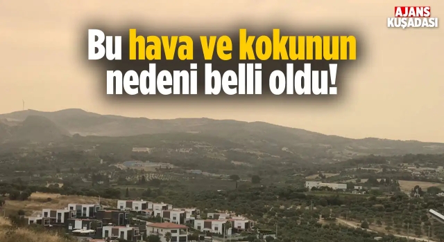 Kuşadası Güne Kızıl ve Bulanık Havayla Uyandı!