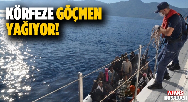 Kuşadası Körfezine Göçmen Yağıyor!