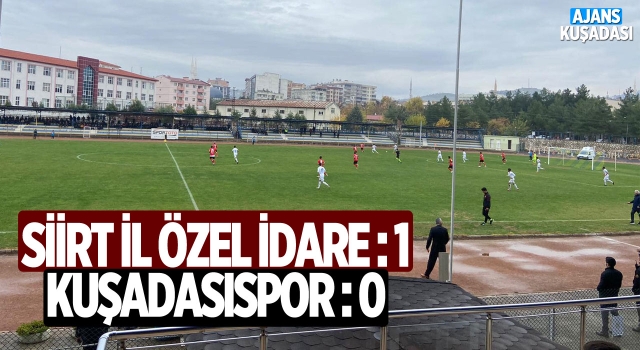 Kuşadasıspor Deplasmanda Kayıp: 0-1