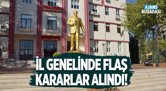 Aydın Valiliği'nden Öğrenci ve Velileri Yakından İlgilendiren Karar!