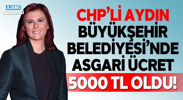 Çerçioğlu Müjdeyi Verdi, Asgari Ücret 5 Bin TL Oldu!