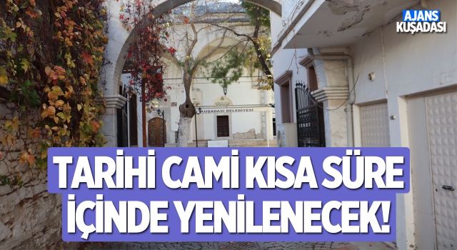 Kaleiçi Camii'nde Restorasyon Başladı