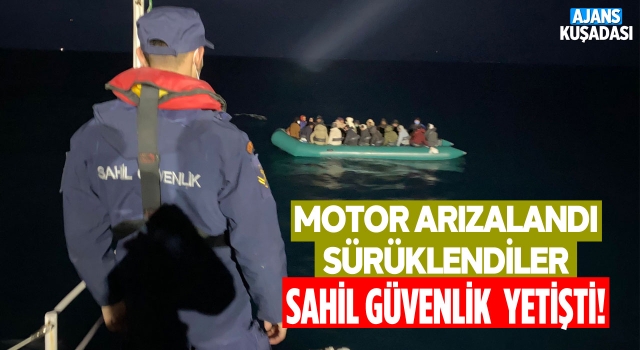 Kuşadası Açıklarında 28 Göçmen Kurtarıldı