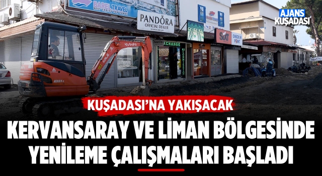 Tarihi Çarşılar Yeni Yüzü İle Kuşadası'na Çok Yakışacak