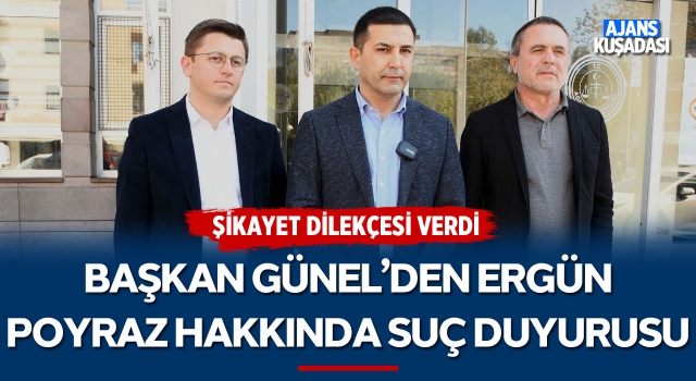 Başkan Günel'den Ergün Poyraz Hakkında Suç Duyurusu!