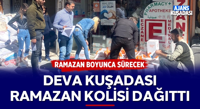 DEVA Kuşadası Ramazan Kolisi Dağıttı