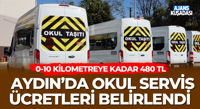 Aydın'da Okul Servis Ücretleri Belirlendi