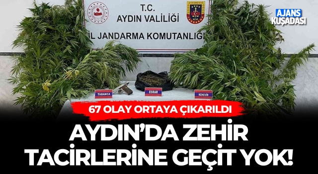 Aydın'da Zehir Tacirlerine Geçit Yok!