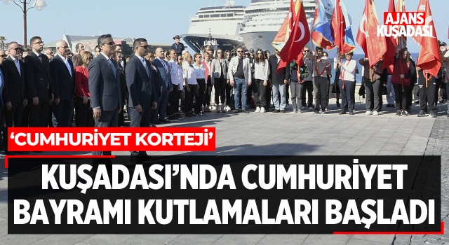 Kuşadası'nda Cumhuriyet Bayramı Kutlamaları Başladı