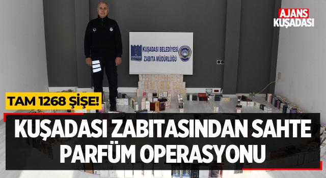 Kuşadası Zabıtasından Sahte Parfüm Operasyonu