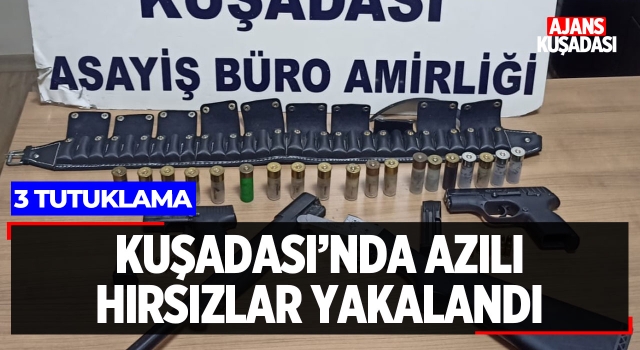 Kuşadası'nda Azılı Hırsızlar Yakalandı!