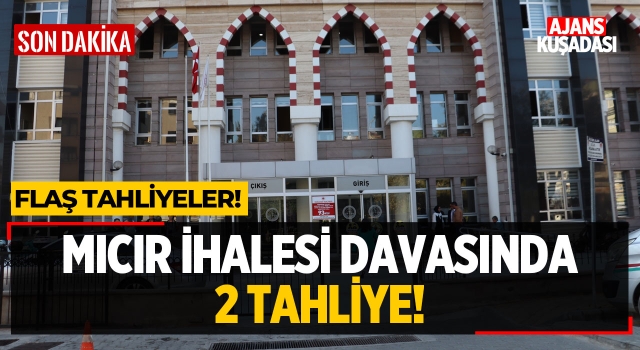 Mıcır İhalesi Davasında 2 Tahliye!