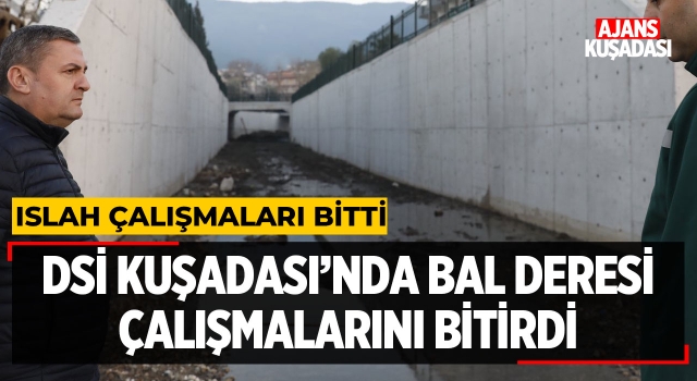 DSİ Bal Deresi Çalışmalarını Bitirdi