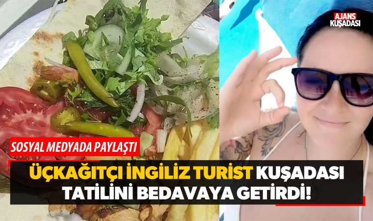 Üçkağıtçı İngiliz turist Kuşadası tatilini bedavaya getirdi!