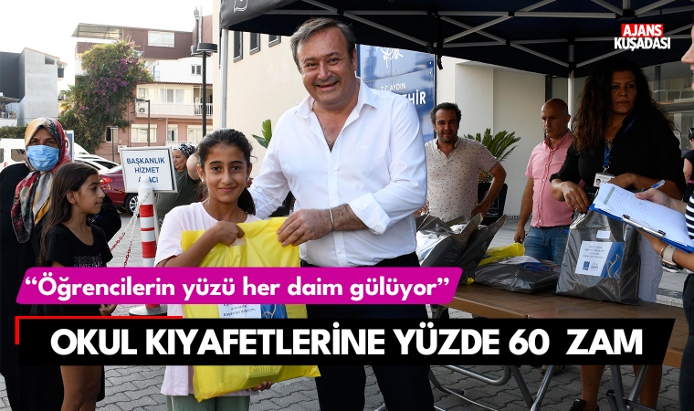 Kuşadası Belediyesi ile her daim öğrencilerin yüzü gülüyor