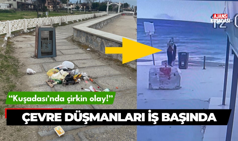 Kuşadası'nda çevre düşmanları iş başında!