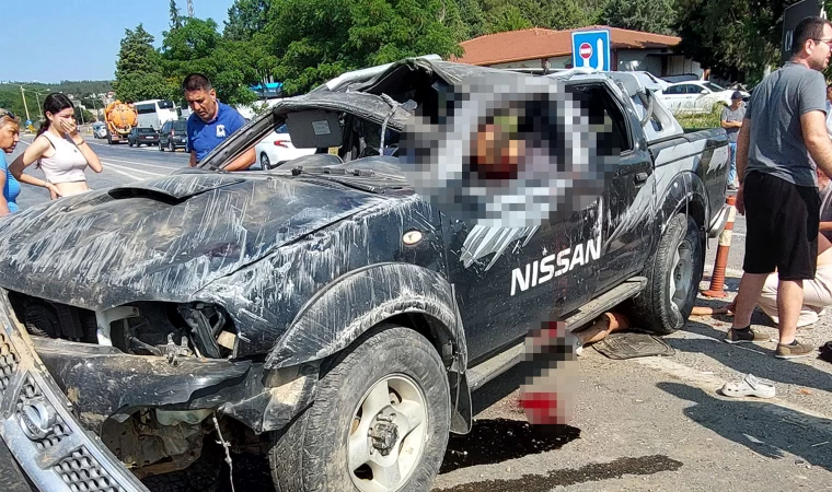 Çamlık'ta feci kaza! 1 ölü 1'i ağır 2 yaralı