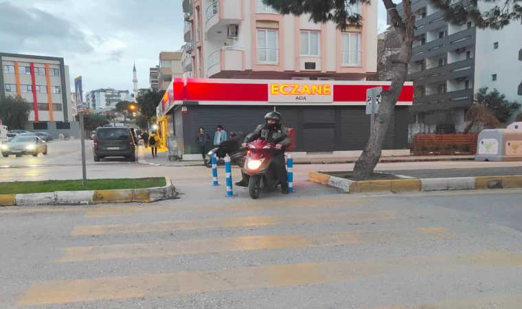 Aydın Büyükşehir’in “Önlemi” Alay Konusu Oldu: Bariyer Var Ama Etkisi Yok!