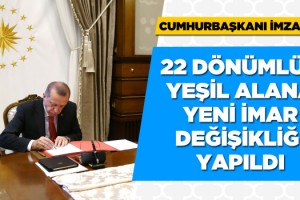 Cumhurbaşkanı İmzaladı! Kuşadası'nda 22 Dönüm Yeşil Alandan Çıkarıldı!