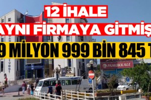 CHP'li Kuşadası Belediyesi'nden aynı firma 12 ihale almış!