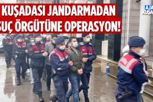 Jandarmadan Kuşadası'nda Dev Operasyon! 16 Gözaltı