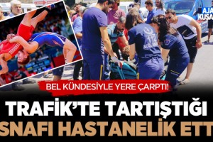 Trafikte Tartıştığı Esnafı 'Bel Kündesiyle' Hastanelik Etti!