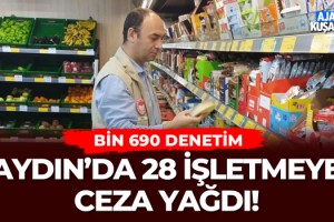 Aydın'da 28 İşletmeye Ceza Yağdı!