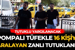 Pompalı Tüfekle 16 Kişiyi Yaralayan Zanlı Tutuklandı!