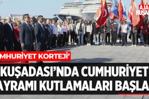 Kuşadası'nda Cumhuriyet Bayramı Kutlamaları Başladı