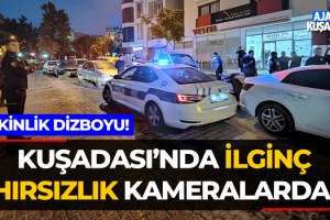 Kuşadası'nda İlginç Hırsızlık Kameralarda!