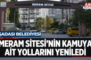 Meram Sitesi'nin Kamuya Ait Yollarını Yenilendi