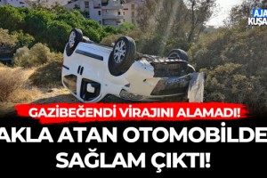 Takla Atan Otomobilden Sağlam Çıktı!