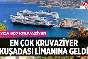 En Çok Kruvaziyer Kuşadası'na Geldi