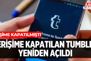 Erişime Kapatılan Tumblr Yeniden Açıldı