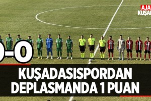 Kuşadasıspor'dan Deplasmanda 1 Puan