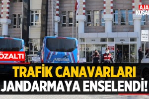 Trafik Canavarları Jandarmaya Enselendi!