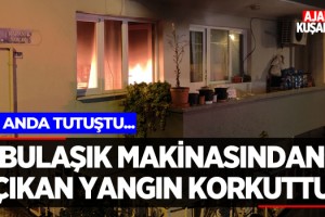 Bulaşık Makinesinden Çıkan Yangın Korkuttu!