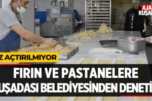 Fırın ve Pastanelere Kuşadası Belediyesinden Denetim