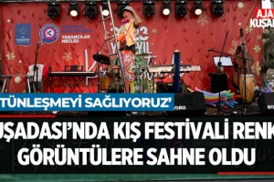 Kuşadası Kış Festivali Renkli Görüntülere Sahne Oldu