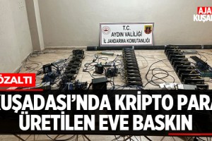 Kuşadası'nda Kripto Para Üretilen Eve Baskın