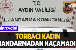 Torbacı Kadın Jandarmadan Kaçamadı!