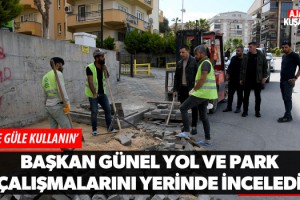 Başkan Günel Yol Ve Park Çalışmalarını Yerinde İnceledi