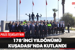 Türk Polis Teşkilatının 178'inci Yıldönümü Kuşadası'nda Kutlandı