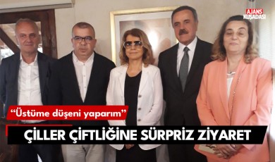 Çiller'in Kuşadası'ndaki çiftliğine sürpriz ziyaret